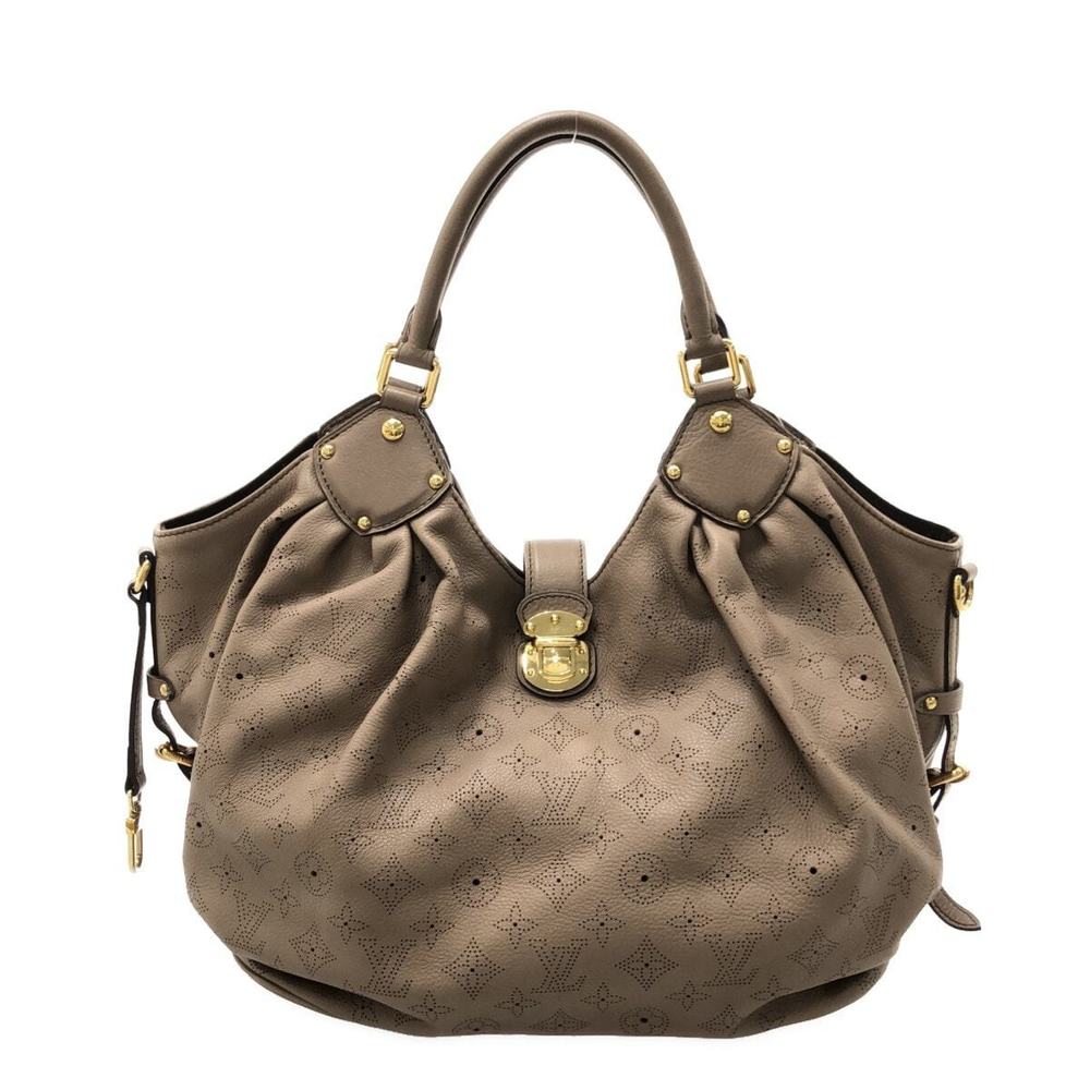Louis Vuitton Mahina Large Taupe Shoulder Bag